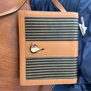 Beautiful Authentic Vintage Fendi Penguin Stripe Crossbody